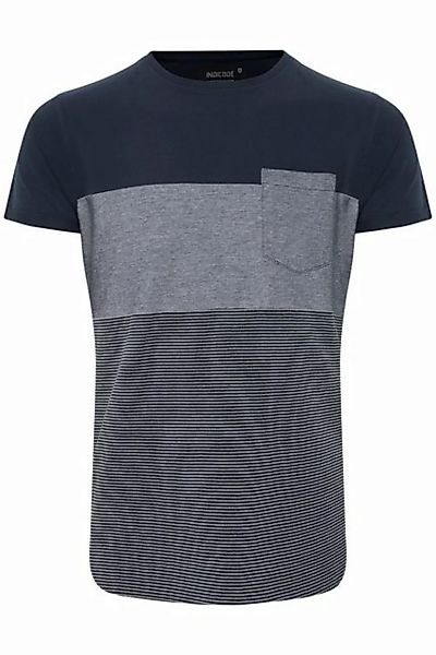 Indicode T-Shirt IDMorler T-Shirt im Colorblock-Look günstig online kaufen