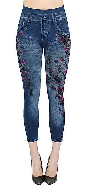 dy_mode 7/8-Jeggings Damen Capri Jeggings 7/8 Leggings Jeans Optik Sommer J günstig online kaufen