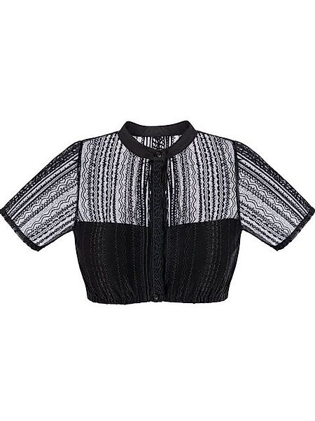 FUCHS Dirndlbluse Dirndlbluse Augusta schwarz (1-tlg) günstig online kaufen