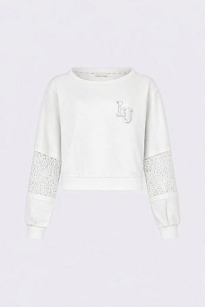 Liu Jo Sweatshirt - Langarmshirt mit Spitze - Sweatshirt Damen - Sweater - günstig online kaufen