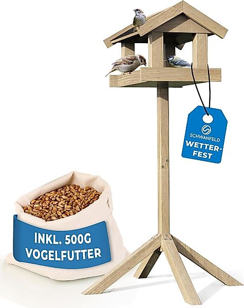 Schwanfeld Vogelhaus mit Ständer wetterfest [FÜR günstig online kaufen