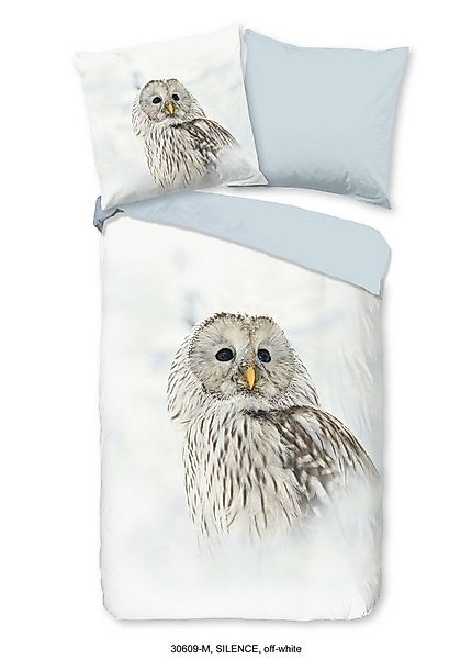 PURE luxury collection Bettwäsche Wendebettwäsche Eule Bettwäsche-Set Bettb günstig online kaufen