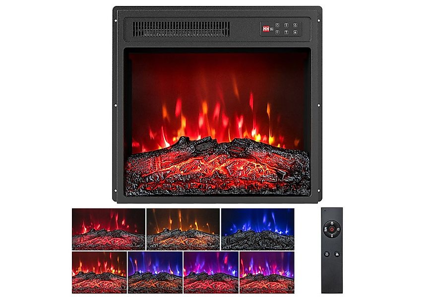 COSTWAY Elektrokamin, 18" Kaminheizung 1500W mit Fernbedienung, 8H-Timer günstig online kaufen