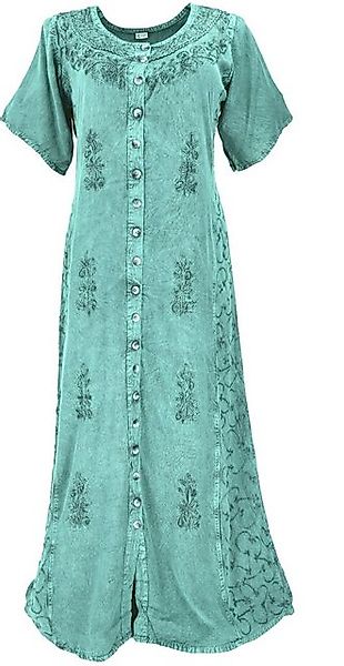 Guru-Shop Midikleid Besticktes indisches Hippie Kleid günstig online kaufen