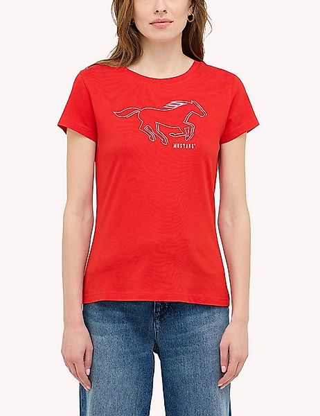 MUSTANG Kurzarmshirt Damen Style Loa günstig online kaufen