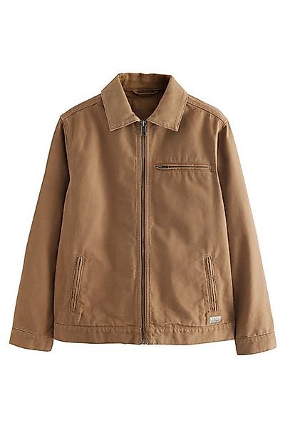 Next Canvasjacke Arbeitsjacke mit Cordkragen 100 % Baumwolle (1-St) günstig online kaufen