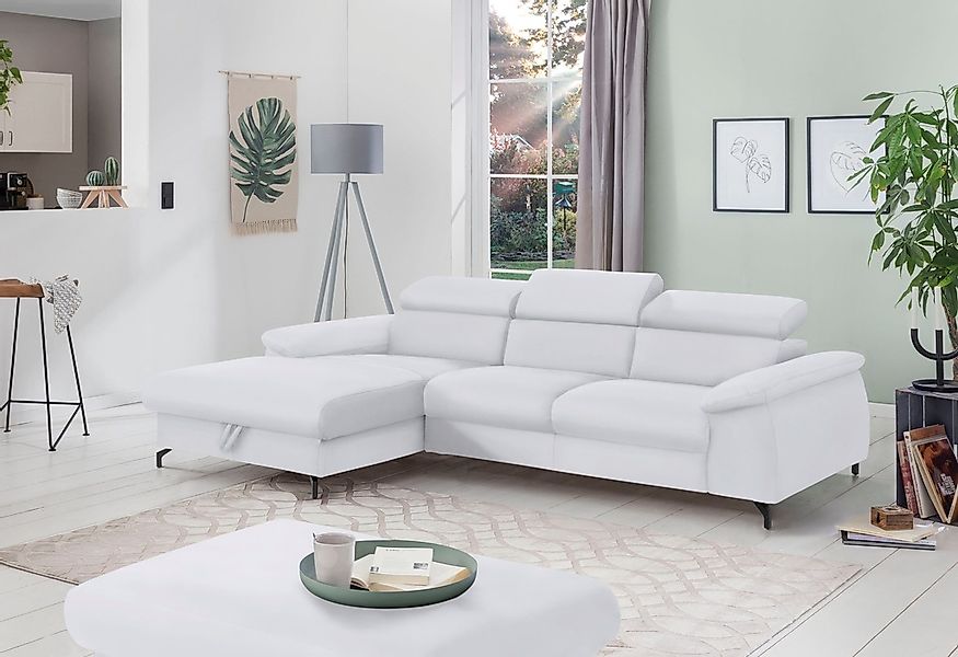 COTTA Polstergarnitur "Komaris L-Form", (Set), Set bestehend aus: Ecksofa m günstig online kaufen