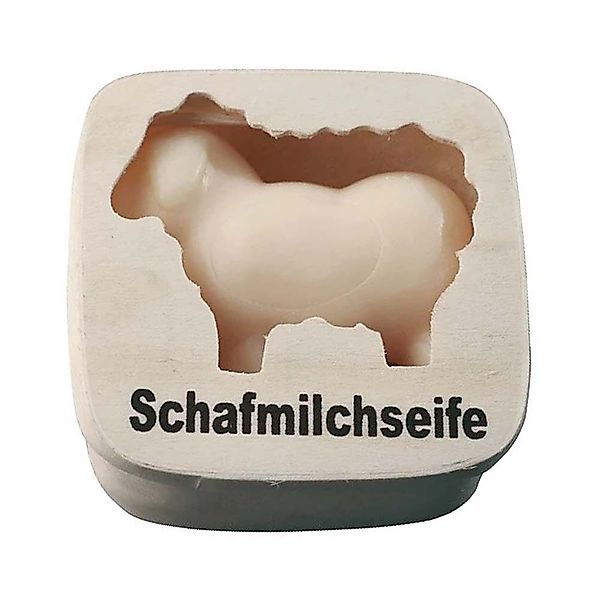 Saling Seifenschale Holzdose Schaf weiß 85g günstig online kaufen