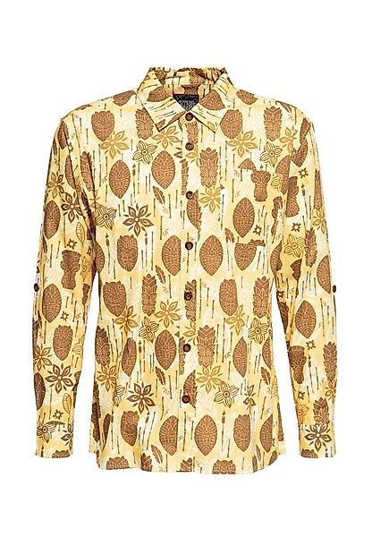 KingKerosin Kurzarmhemd Tahiti im Tiki-Style & aus Bio-Baumwolle günstig online kaufen