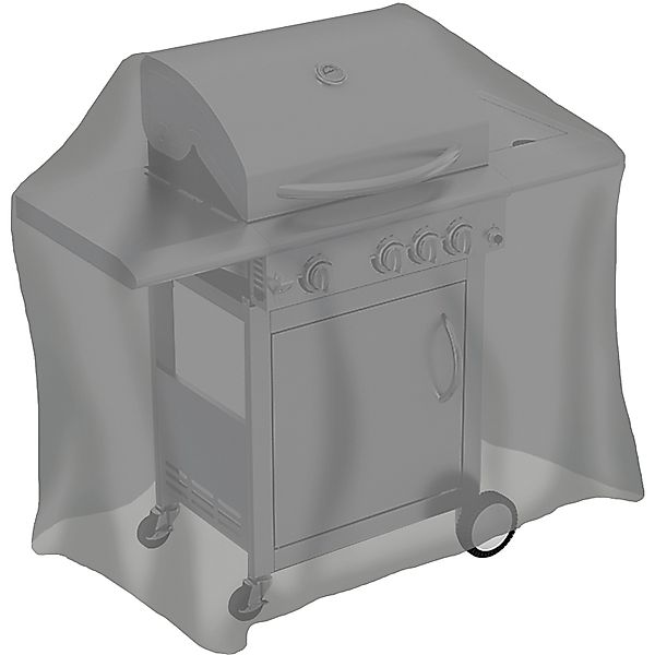 tepro Universal Abdeckhaube für Gasgrill mittel ca. 130 cm x 100 cm Anthraz günstig online kaufen