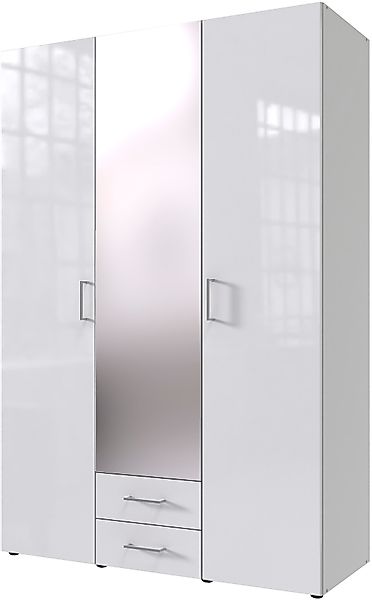 Wimex Drehtürenschrank "Mugano" mit langen oder kurzen Griffen aus Metall, günstig online kaufen