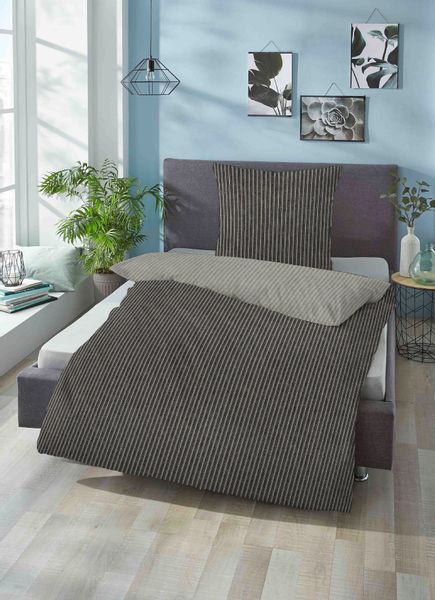 Biberna Wendebettwäsche "Tillmann" 2 Stk. tlg. kuschelig warm im Winter, ge günstig online kaufen
