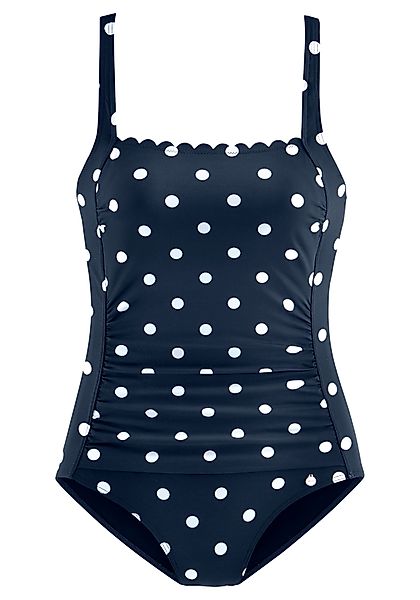 LASCANA Badeanzug Jada mit Wellenkante und Shaping-Effekt günstig online kaufen