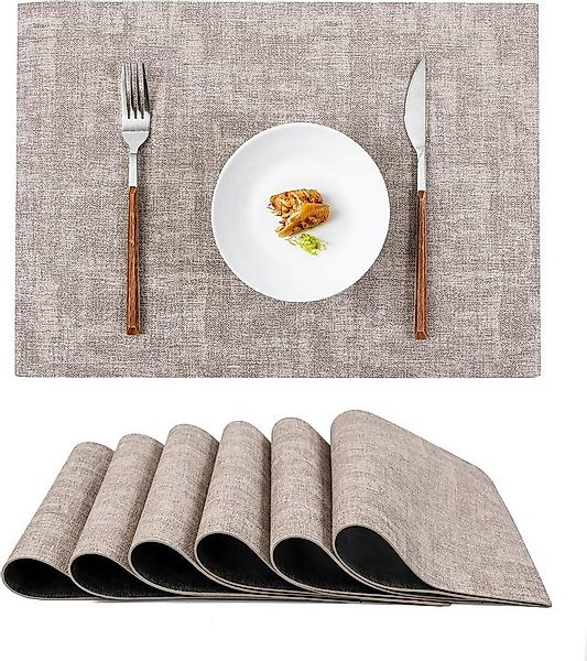 SinLaw Platzset Abwaschbares Tischset, beidseitig rutschfest, hitzebeständi günstig online kaufen