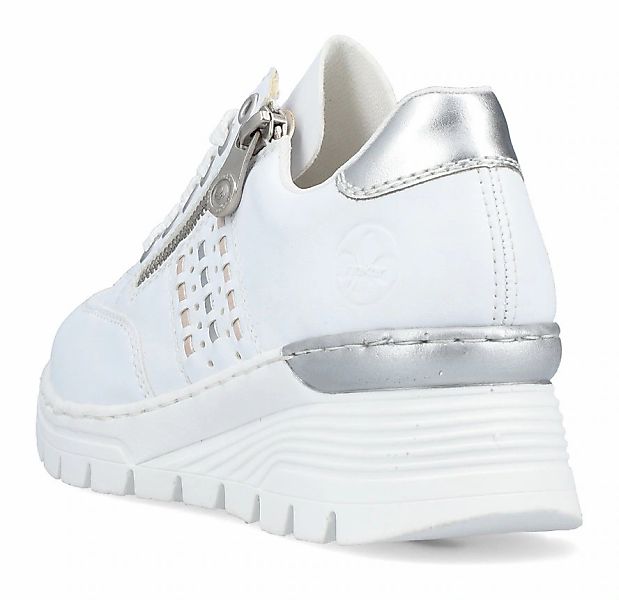 Rieker Wedgesneaker mit seitlichen Flechtdurchzügen, Freizeitschuh, günstig online kaufen