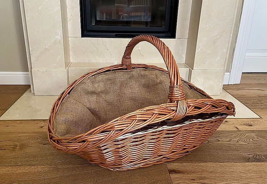 DSH DEKO SHOP HANNUSCH Kaminholzkorb Kaminkorb 3 mit Jute günstig online kaufen