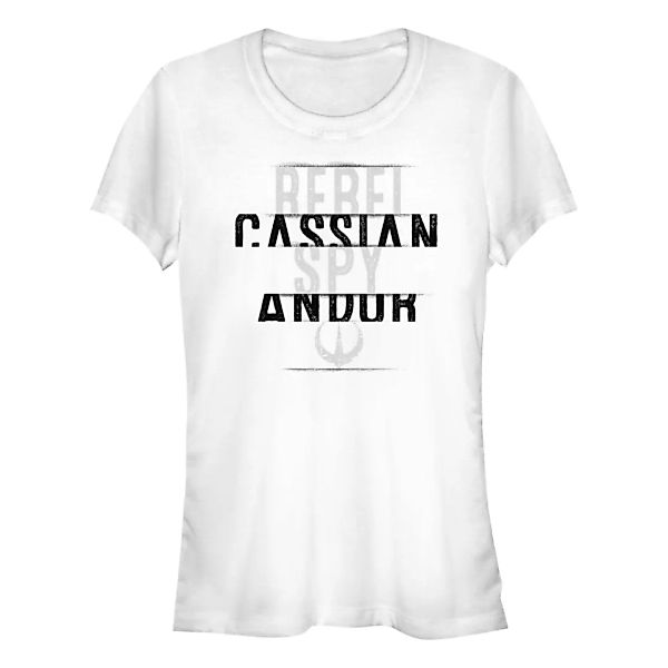 Star Wars - Andor - Cassian Andor Spy Text Stack - Frauen T-Shirt günstig online kaufen