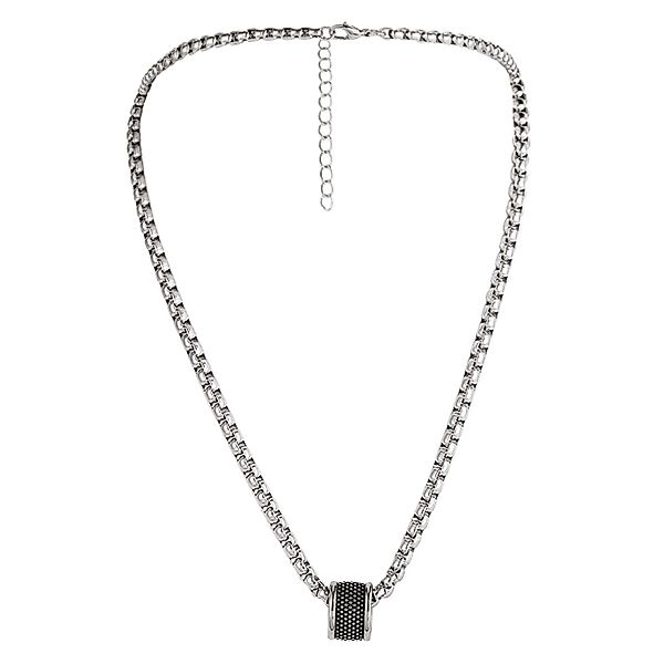KARMA Edelstahlkette Herrenkette mit Anhänger Edelstahl günstig online kaufen