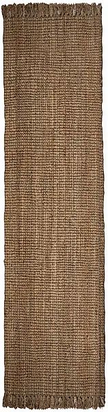 FLAIR RUGS Läufer »Jute Boucle«, rechteckig, 7 mm Höhe, aus 100% Jute, mit günstig online kaufen