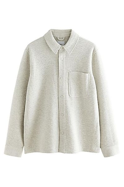 Next Hemdjacke Hemdjacke mit Druckknöpfen und linearer Struktur (1-St) günstig online kaufen