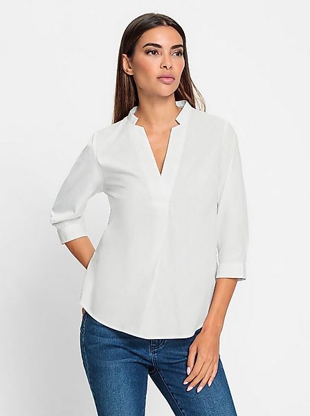 heine Klassische Bluse Baumwollbluse . günstig online kaufen