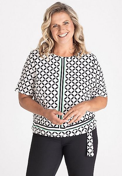 FRANK WALDER T-Shirt mit Bindebanddetail günstig online kaufen