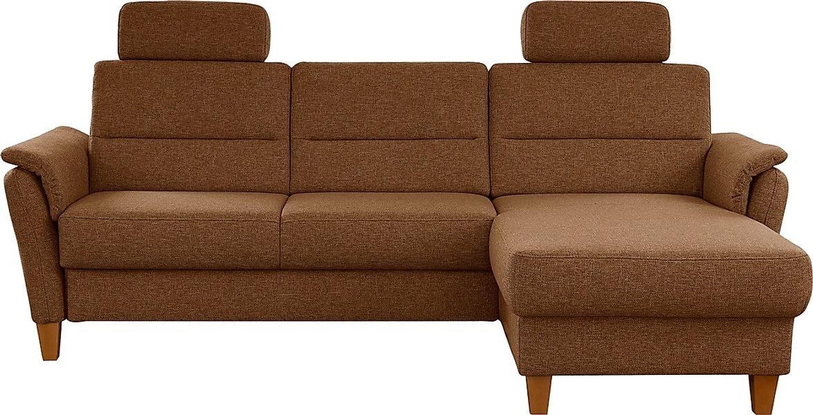 Home affaire Ecksofa »Palmera L-Form«, Federkern, wahlweise mit Bettfunktio günstig online kaufen