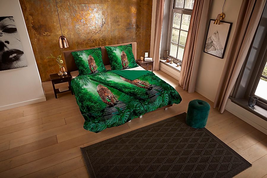 PURE luxury collection Wendebettwäsche »Amazone«, Mikrofaser, 135x200, Pfle günstig online kaufen