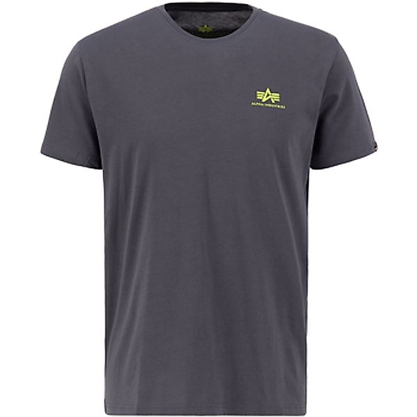 Alpha Industries  T-Shirts & Poloshirts Backprint T - vintage grey günstig online kaufen