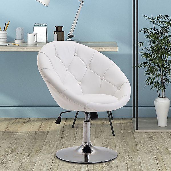 HOMCOM Relaxsessel höhenverstellbarer Drehhocker Drehstuhl (Relaxstuhl, 1-S günstig online kaufen