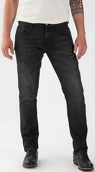 Rokker Motorradhose tech Tapered Slim Black Motorradjeans Knieprotektoren e günstig online kaufen