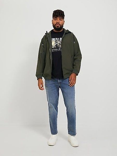 Jack & Jones PlusSize Softshelljacke "JJEBASIC mit Kapuze und wasserabweise günstig online kaufen