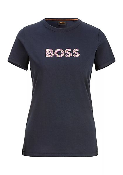 BOSS ORANGE T-Shirt "C Elogo print6", mit BOSS Logoschriftzug mit Mille Fle günstig online kaufen