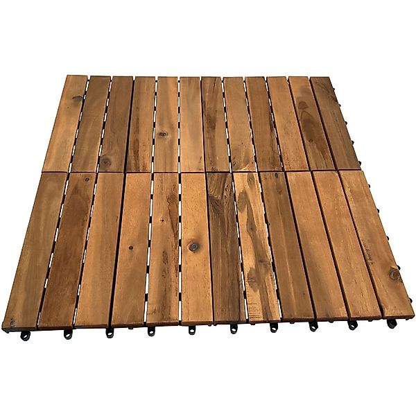 Hossi's Wholesale Holzfliesen 10x Terassenfliesen 0,9m² günstig online kaufen
