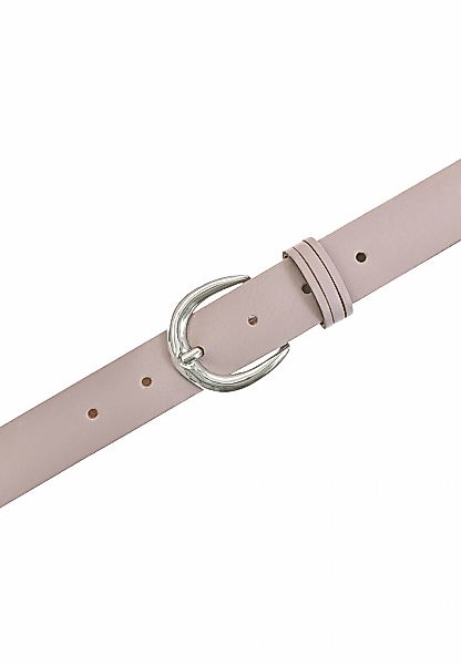 Tamaris Ledergürtel mit glänzender silberfarbener Schließe günstig online kaufen
