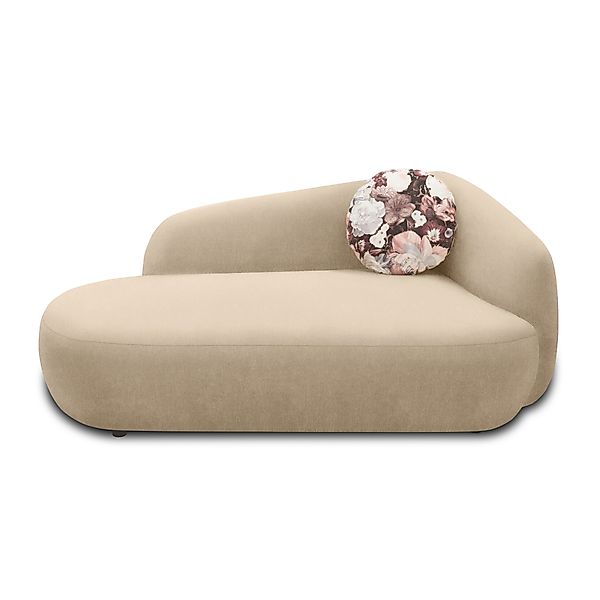 Recamiere 700013, Liege, oval, Füße mit Filzgleitern, Sofa, 183 x 105 x 75 günstig online kaufen