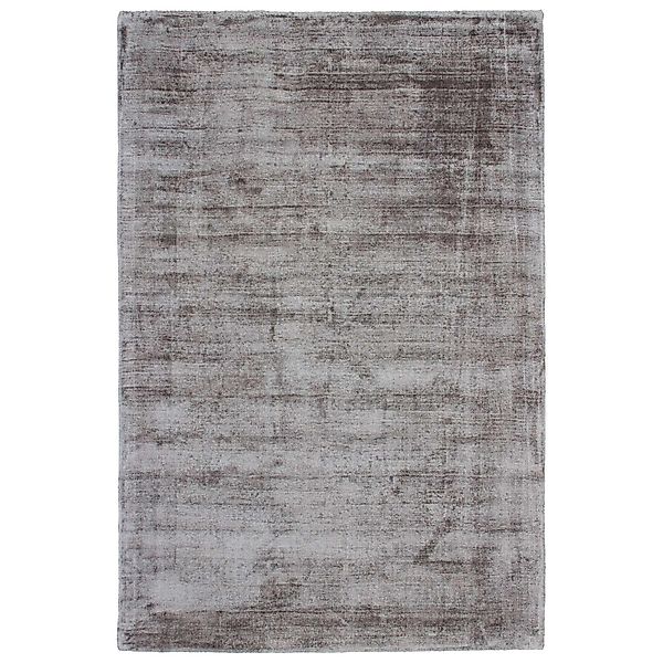 MeGusta Kurzflor Teppich Vintage UsedLook Silber Viskose 80x150 cm Clara günstig online kaufen