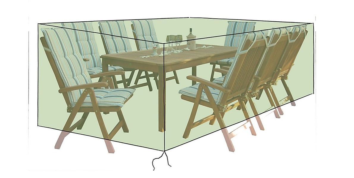 Grasekamp Gartenmöbel-Schutzhülle Schutzhülle Sitzgruppe 250x210x90cm günstig online kaufen