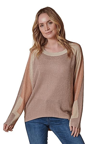 Zhrill Strickpullover Strickpullover ZHISABELLA LUREX Braun günstig online kaufen