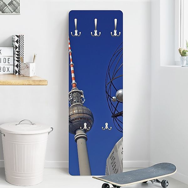 Wandgarderobe Holzpaneel Berlin Alexanderplatz günstig online kaufen