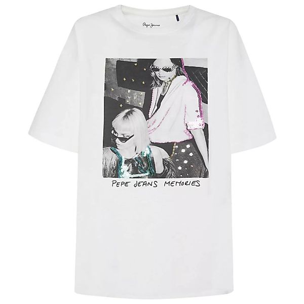 Pepe Jeans Aria Kurzärmeliges T-shirt XS-S Mousse günstig online kaufen