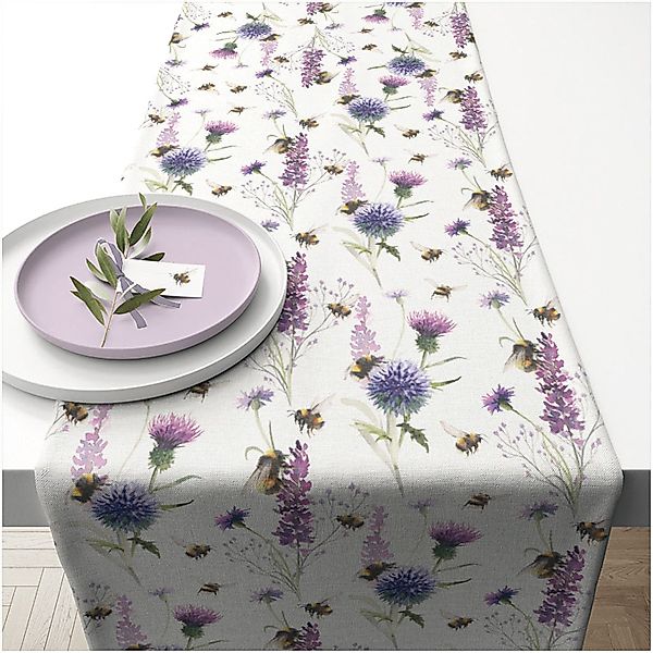 Ambiente® Tischläufer Bumblebees in the meadow günstig online kaufen