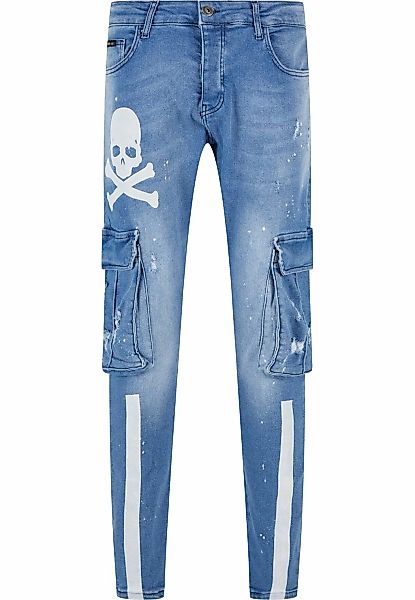 2Y Premium Stoffhose "2Y Premium Herren 2Y Skinny Fit Pocket Cargo Skull Je günstig online kaufen
