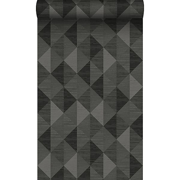 Origin Luxury Wallcoverings Tapete 3D Grasmuster Antrazitgrau 50 X 900 Cm 3 günstig online kaufen