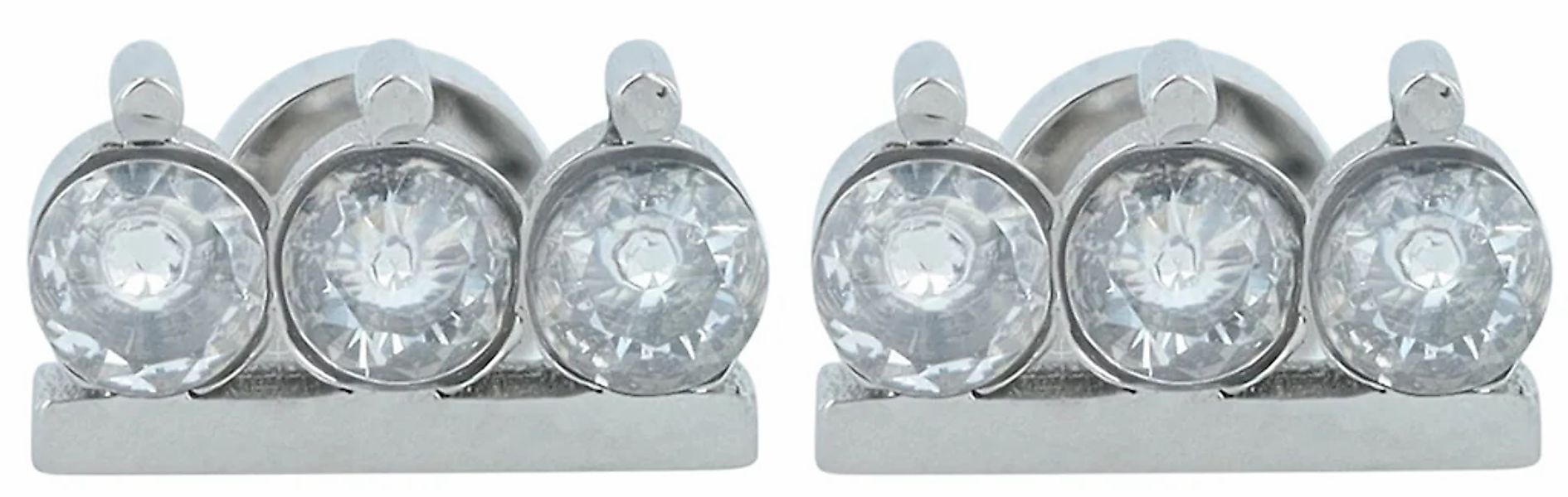 Adelia´s Paar Ohrhänger "Damen Ohrringe – Ohrstecker aus Edelstahl mit Zirk günstig online kaufen