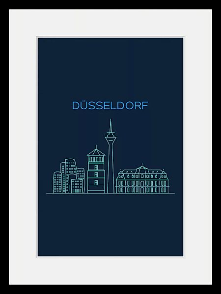 queence Bild »Düsseldorf Sightseeing«, Städte-Stadt-Deutschland-Gebäude-Sch günstig online kaufen