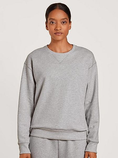 CALIDA Sweatshirt DAMEN Pullover langarm, grey melange günstig online kaufen