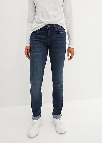 bonprix Straight-Jeans mit Aufschlag, im Five-Pocket-Style günstig online kaufen