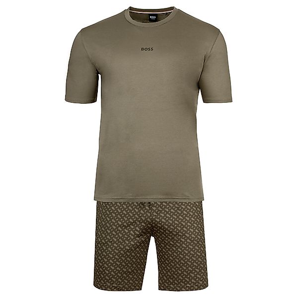 BOSS Pyjama Herren Pyjama Baumwolle Relax günstig online kaufen