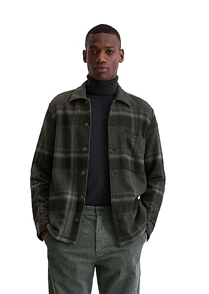 Marc OPolo Kurzjacke "aus weichem Bio-Baumwoll-Flanell" ohne Kapuze günstig online kaufen